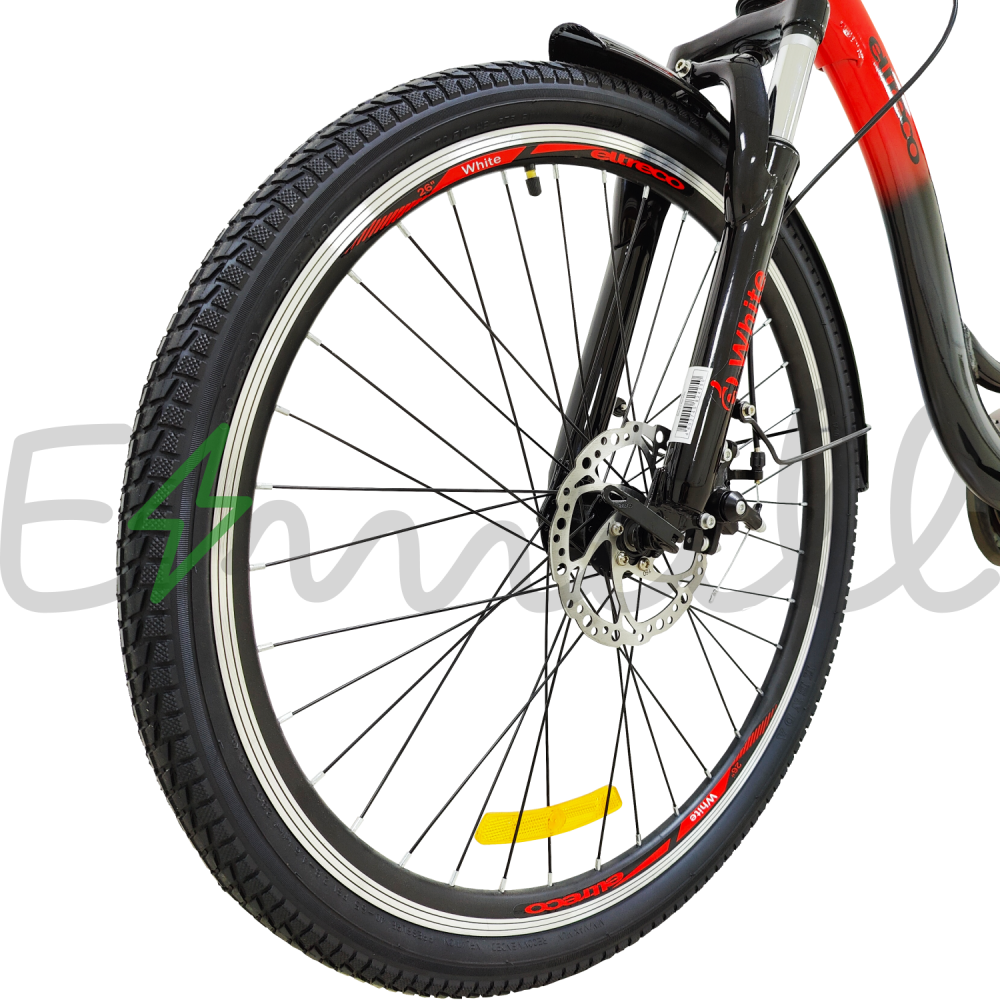 Электровелосипед велогибрид Eltreco White 250W 5