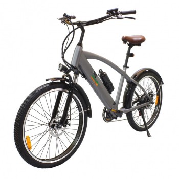 Электровелосипед GreenCamel Санта (R26 500W 48V 10Ah) серый