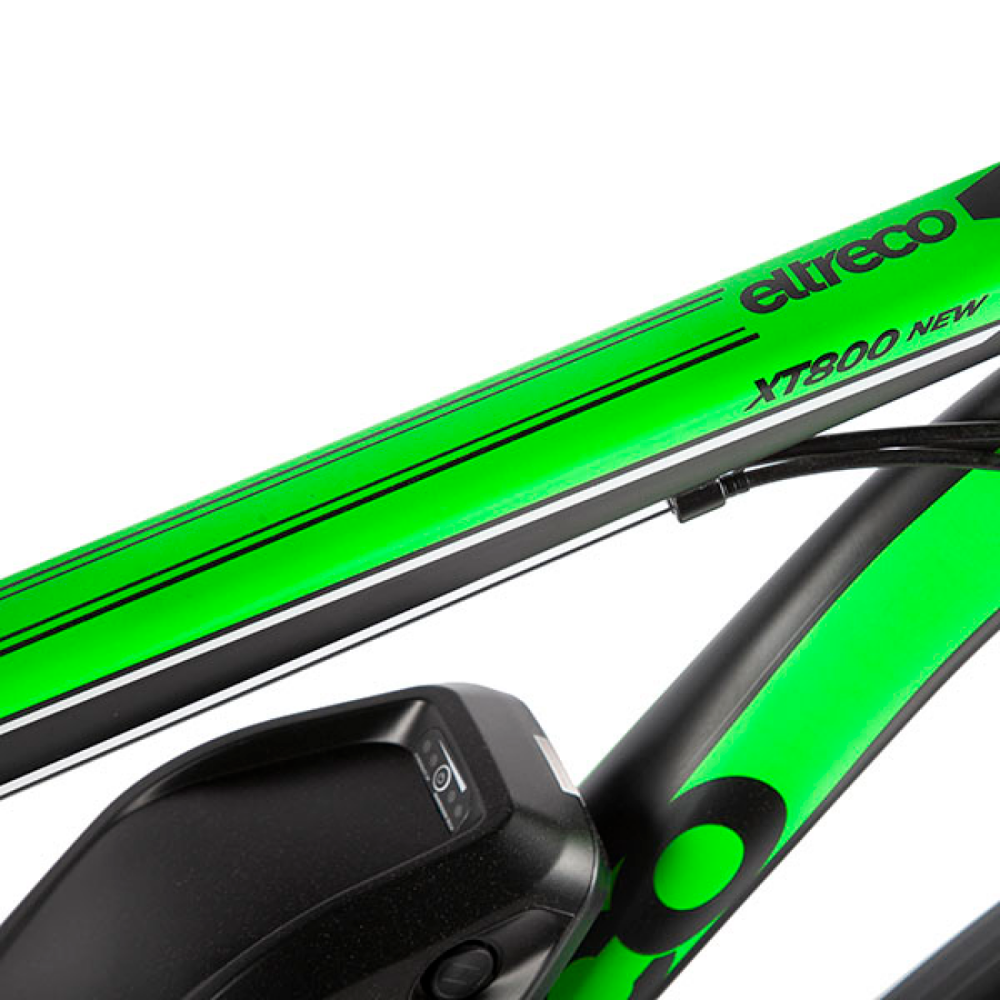 Электровелосипед Eltreco XT-800 NEW (черно-зеленый) 14
