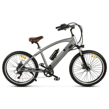 Электровелосипед Unimoto FIT серебристый